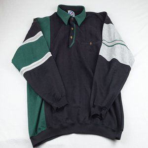 Green Line Women's XL Vintage 80's Poppin Sweater